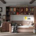 Комплект мебели для подростковой с кроватью с дополнительным спальным местом Nature К1 (модульный)