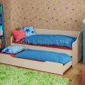 Кровать детская с дополнительным спальным местом (ящиком) Вега - 2